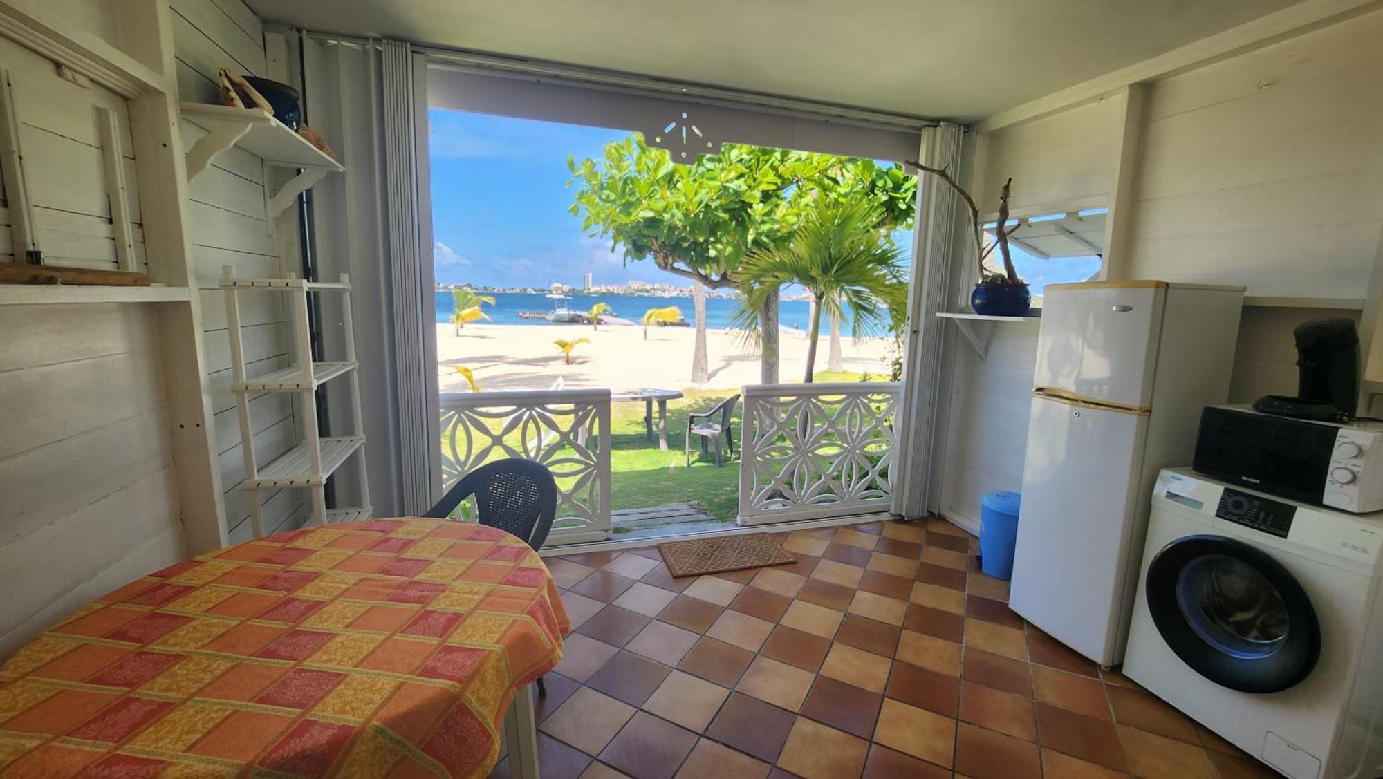 The Palm - Studio On The Beach Baie Nettle Esterno foto