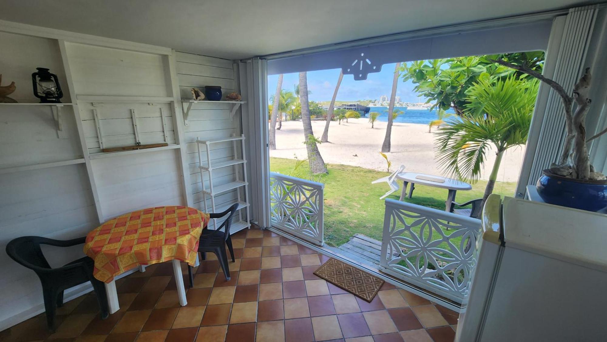 The Palm - Studio On The Beach Baie Nettle Esterno foto